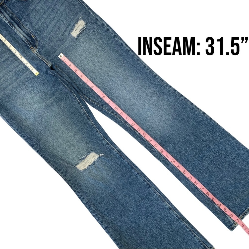 Urban Outfitters BDG High Waisted Comfort Stretch Flare Jean Indigo Size 28 - Picture 15 of 17